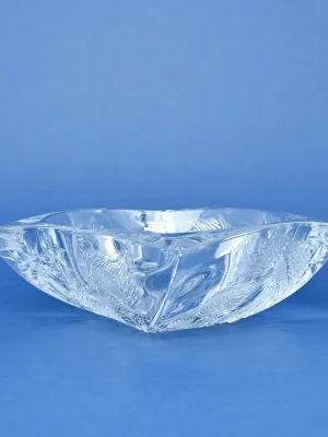 Horká Nabídka Křišťálová mísa broušená AREZZO, dekor bodlák, 228 mm, Crystalite BOHEMIA