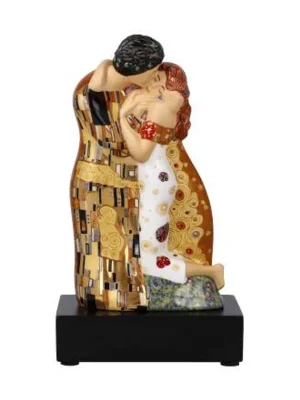 Super Cena Figurka Polibek, 11 / 7 / 18 cm, porcelán, G. Klimt, Goebel