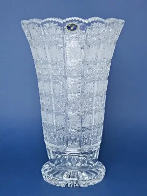 Křišťálová váza broušená - 500PK, 305 mm, Crystal BOHEMIA Výprodej