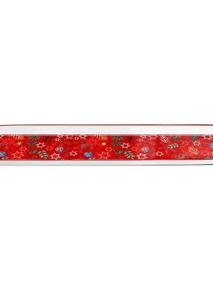 Must-Have Vánoční podnos 33 x 11 cm, nový kostní porcelán, EGAN
