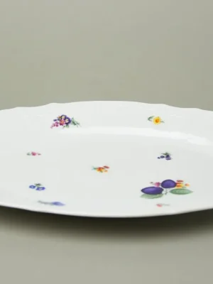 Mísa oválná 34 cm, Thun 1794, karlovarský porcelán, BERNADOTTE švestky a květy Časově Omezené