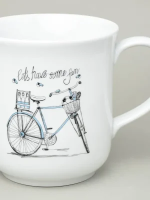 Hrnek Golem 1,5 l, pánské kolo modré, Český porcelán a.s. Levný
