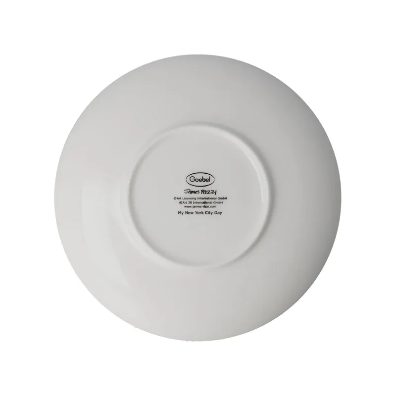 Šálek a podšálek My New York City Day, 250 ml / 15 cm, jemný kostní porcelán, J. Rizzi, Goebel Sezónní Sleva