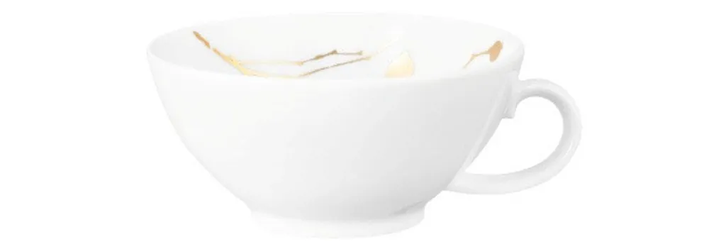 Liberty 65238: Šálek čajový 0,14 l, porcelán Seltmann,Golden Rose Hip Jen Po Omezenou Doba