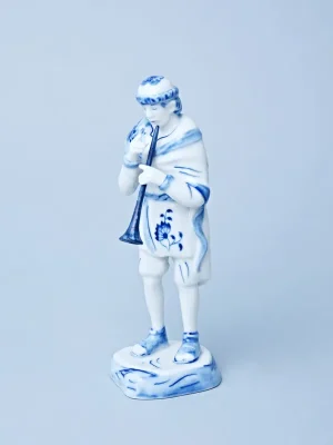 Výprodej Pasáček s píšťalou POŠKOZENÝ (ulomená PÍŠŤALA ) 18 x 7 x 7 cm, Cibulák, originální z Dubí