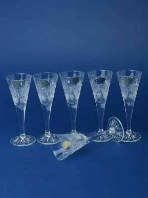 Sada 6 likérek na nožce, brus 500pk, Bohemia Crystal Omezená Nabídka