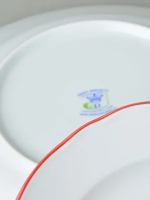 Akční Nabídka Červená linka: Talíř hluboký 24 cm, bílý porcelán, Český porcelán a.s.