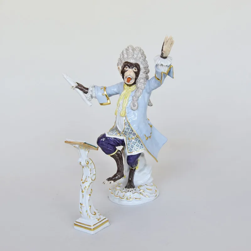 Cenový Hit Dirigent - Opičí orchestr, figurky Míšeňský porcelán