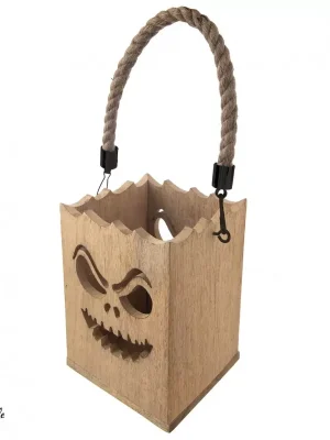 Cenová Bomba Svícen dřevo MANGO Halloween