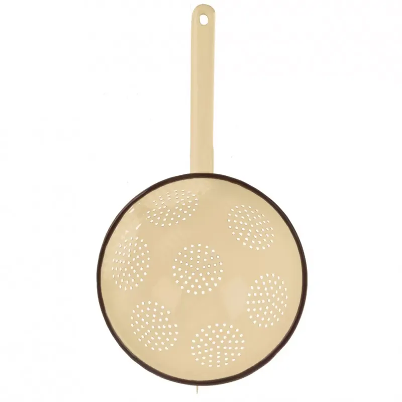 Cedník smalt BROWN pr. 22 cm Autentický