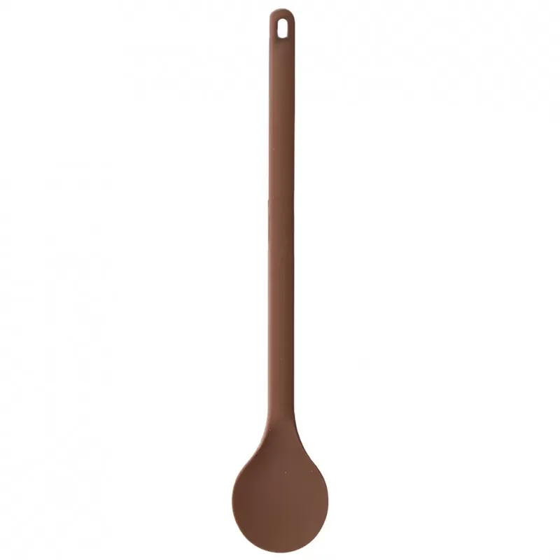 Bezpečná Platba Vařečka silikon kulatá 28 cm hnědá