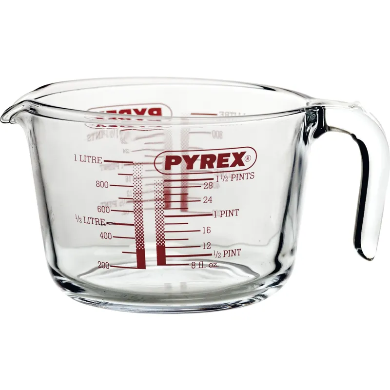 Odměrka sklo Pyrex 1000 ml Jen Po Omezenou Doba