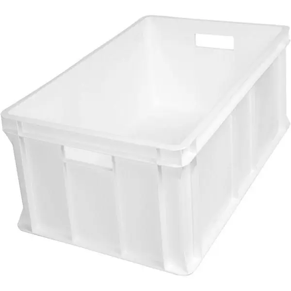 Super Cena Přepravka plast 60 l 60x40x32 cm, bílá