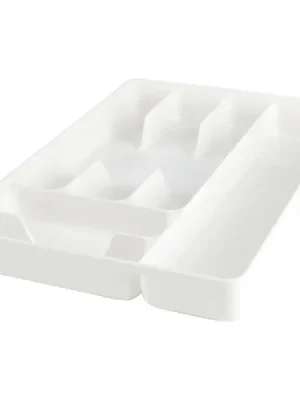 Bezpečná Platba Příborník plast 6 přihrádek, bílý