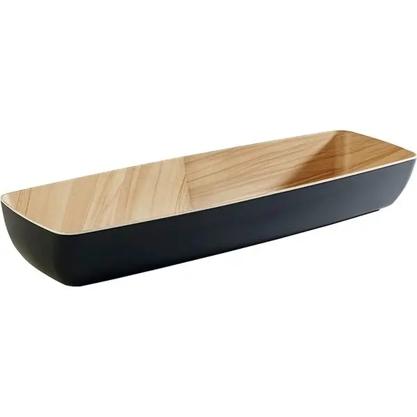Miska melaminová APS Frida 53x16,2 cm, GN 2/4, černá Nejlepší Cena