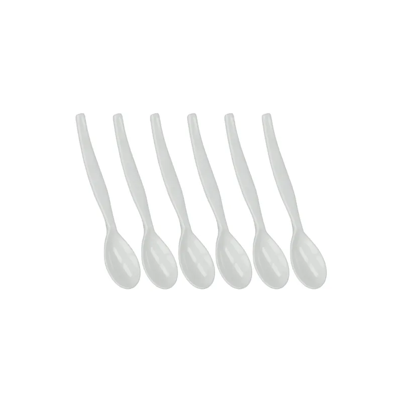 Must-Have Plastová lžička Gastro, bílá, 6 ks