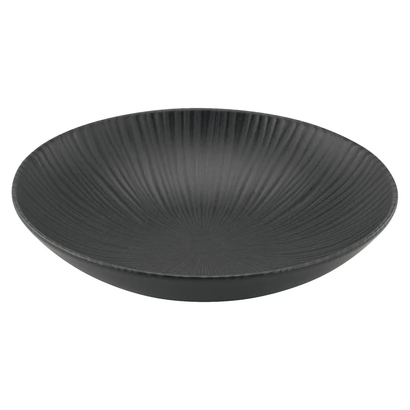 Oblíbený Talíř hluboký Vesuvio Black 22 cm, černý