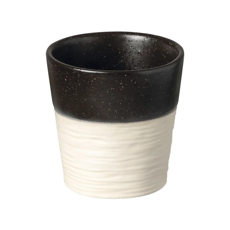 Hrnek bez ucha Costa Nova Notos 180 ml, pískový/černý Nová Kolekce