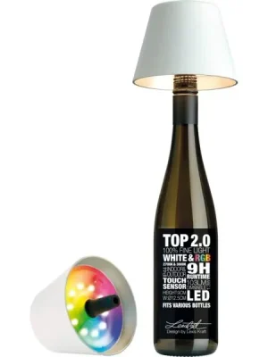 Expresní Doručení Stolní LED lampa na láhev Sompex Top 2.0 14 cm, bílá