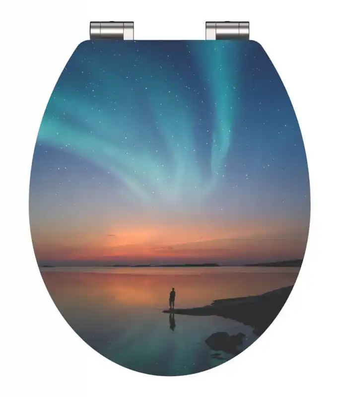 Výprodej WC sedátko Schütte Polar Lights MDF HG, Soft Close
