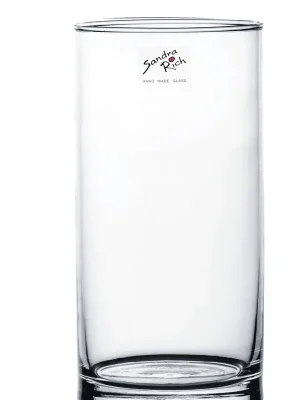 Novinka Sandra Rich Cyli Váza skleněná, výška: 200 mm, průměr: 100 mm