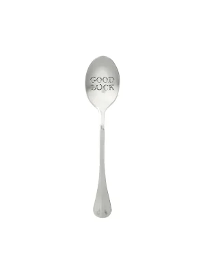 One Message Spoon Lžička Good Luck, délka: 150 mm, šířka: 35 mm Omezená Nabídka