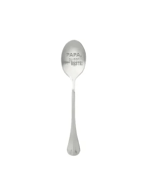 One Message Spoon Lžička Papa, du bist der beste!, Délka: 150 mm, Šířka: 35 mm Nakupujte Hned
