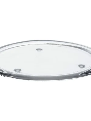 Nízká Cena Sandra Rich Candle Mood Skleněná podložka pod svíčku, výška: 15 mm, průměr: 140 mm