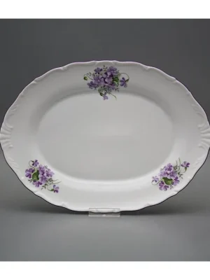 Ovál 28cm Verona Fialky CFL Nakupujte Hned