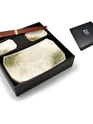 Akční Cena Japonský porcelánový servis na sushi Hikari, pro 2 osoby
