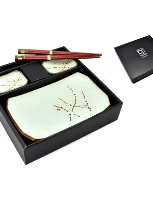 Časově Omezené Porcelánový japonský sushi servis Soshun, pro 2 osoby