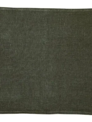Kup Teď Prostírka 33x48 cm LINEN UNI, tmavá zelená IHR