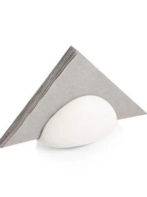 Značkový Stojánek na ubrousky FANCY HOME Stones, bílá
