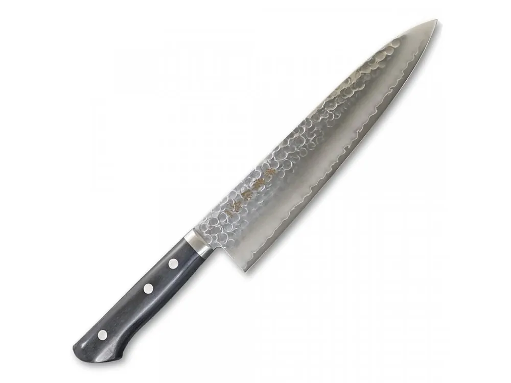 Kanetsune Hammered Gyutou VG-1, 210 mm Sleva