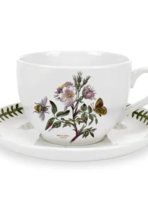 Portmeirion Botanic Garden JUMBO šálek s podšálkem 500ml Růže Šípková Oblíbený