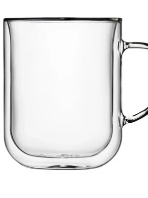 Sezónní Sleva Luigi Bormioli set 2ks Thermic Sublime Mug 35cl (13373) dvoustěnný skleněný šálek na kávu