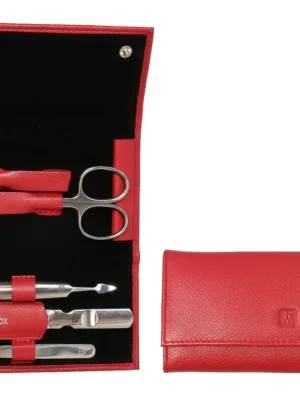 Manikúra 5dílná Classic Inox, červená - Zwilling Solingen Originální