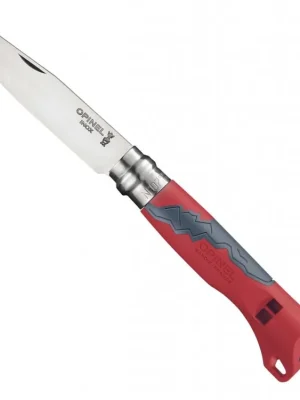 Ihned K Objednání Dětský kapesní nůž s píšťalkou Opinel N°07 Inox Outdoor Junior Red