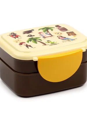 Svačinový box s příborem Bento box - Pirát Jolly Rogers 2 patra Cenově Výhodný