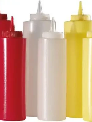 Sezónní Sleva Dávkovací láhev na omáčky 260 ml mix barev