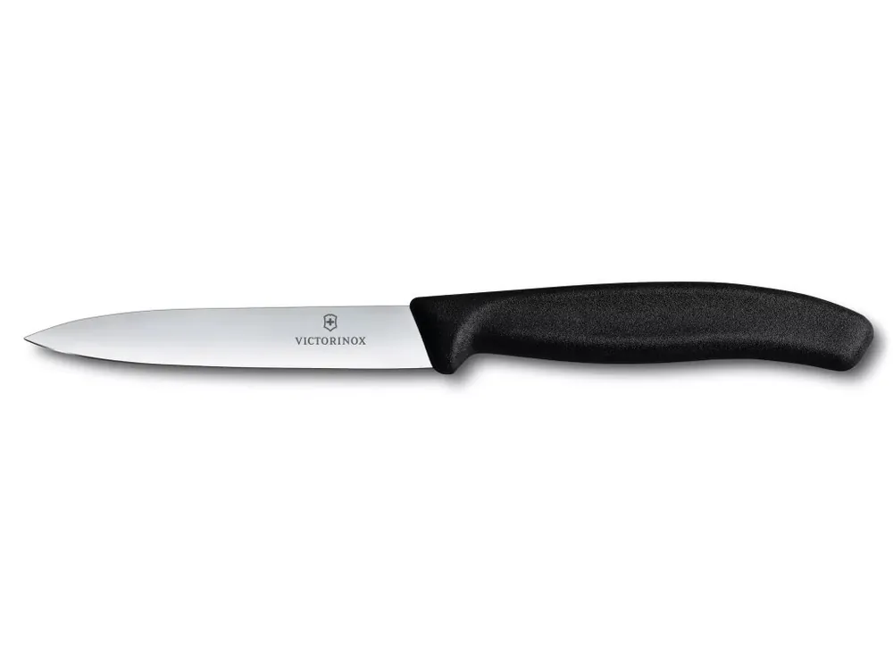 Sleva Kuchyňský nůž Victorinox černý 10 cm